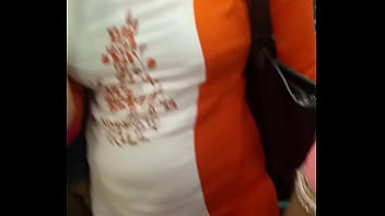 Preview 4 of Tang Wu - Milf boobs at Shopping mall