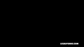 Preview 4 of Camvaultxyz - Extra small Gina Gerson Interracial challenge - Airtight 3 Black Monster Cocks