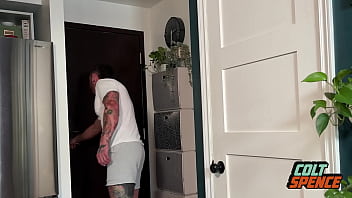 Preview 1 of Xxx Bf Videos Sexhihindi - College Student Colt Spence Leaves Class to Give Muscle Stud Callum Colbey Head