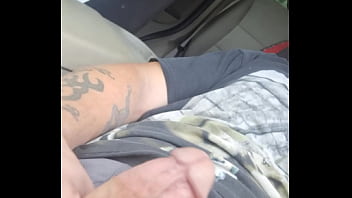 Preview 1 of Stormy Daniels Forbidden - Riding in the car and Masturbating