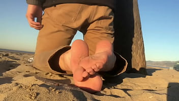 Preview 3 of Creampie Boydyy Guy - Male Beach Feet