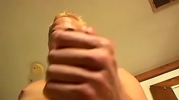 Preview 4 of Money Talks Jamie Jackson - Fit twink Puppy jerking his white fat long pole at home
