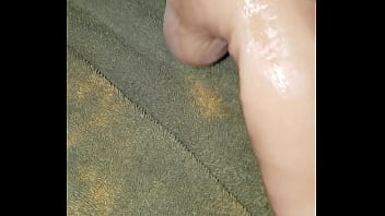 Preview 3 of Milf Oily Big Ass - Self fucking with brand new dildo