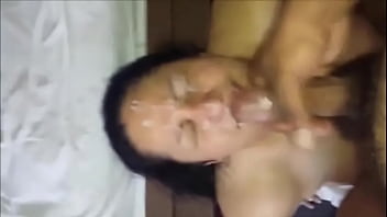 Preview 4 of Cutw Girls - Chocolate chick sucking on a hairy black dick