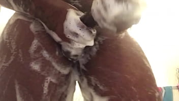 Preview 2 of Xxxn Hindee - solo shower scene for a friend.MOV