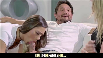 Preview 2 of Hd Sexi Vdo - Hot Teen Stepdaughter Jaye Summers Fucked By step Dad While Mom Watches