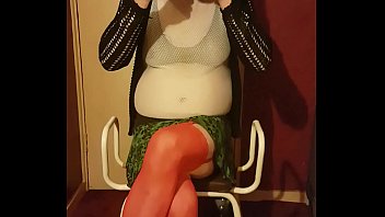 Preview 1 of Alice Carter Sex - crossdressing sissy takes ass to mouth deepthroat close up