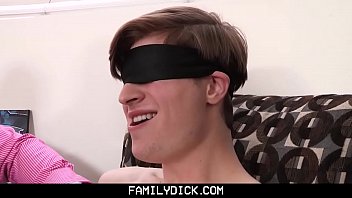 Preview 2 of Gova X - FamilyDick - Muscle StepDaddy Plays With Blindfolded Twink
