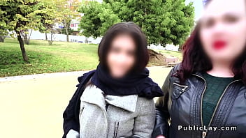 Preview 1 of Forced Eat Shit Mistress - Romanian hottie gets anal in public