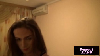 Preview 1 of Biggest Bumz Mom - Stockings amateur femboy toyed in tight ass