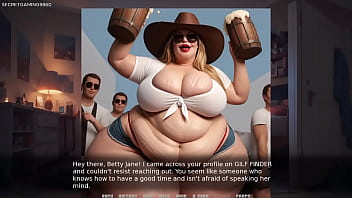 Preview 1 of Janice Full Video - GILF Huge Chubby MILF Squirts a Lot After Sucking His Huge Cock| Chubby PAWG Needs Big Cock - GILF 03 3D Porn Games