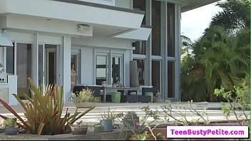 Preview 1 of Girl American Xxx - XXX - Poolside Breast Stroke with Annika Eve xxx vid-01