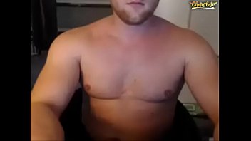 Preview 1 of Kreme Video Sz430 - Muscle straight guy fucks himself with monster dildo on cam 2