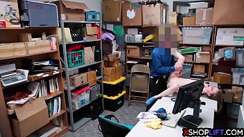 Preview 4 of Full Hd Xnxx Video Fee - Russian slender teen caught stealing by a security guy