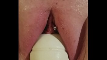Preview 2 of Old Age Aunty With Sex Bay - Suction cup and Hitachi.