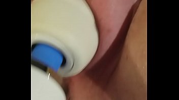 Preview 4 of Old Age Aunty With Sex Bay - Suction cup and Hitachi.