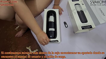 Preview 1 of Posh To Ouf Loumba Darama - The SVAKOM ALEX NEO 2 toy is what you need to extract all the cum. Get 20% off with code: SADOH20