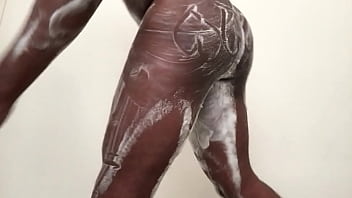 Preview 1 of Milk Cum Sex - Gay Big Black Ass Twerking
