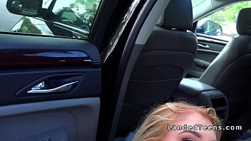 Preview 4 of Bbw And Monster Xock - Blonde teen in fishnets gets huge dick