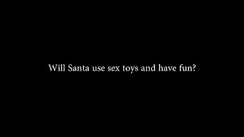 Preview 4 of Dad Eats Her - Sexy Santa man strips naked and wants to use vagina pussy male sex toy