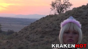 Preview 4 of Wierd Wife Video - Submissive blonde in an amateur BDSM video outdoor