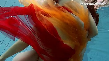 Preview 3 of Zgjnzwoiq - Two redheads swimming SUPER HOT!!!