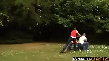 Preview 1 of Chote Baccho Ka Xxx - Mark Lloyd has cock sucking action with his friends outdoors
