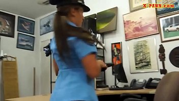 Preview 1 of Lass Porn - Big ass officer pounded by pawn keeper