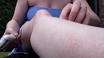 Preview 2 of Brad Stoner - Epilating my legs while showing my feet