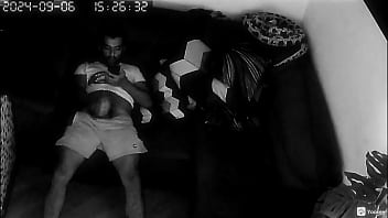 Preview 4 of Bobs Fuck Big Kok - TRABALHADOR SENDO FLAGRADO BATENDO PUNHETA NA HORA DO SERVI&Ccedil_O.