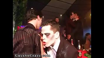 Preview 4 of Pic Konek - Gay slave as party urinal inciting an obscene fuck-a-thon of the