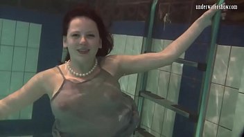 Preview 2 of Housemadehou - Katya Okuneva bouncing tits in a dress
