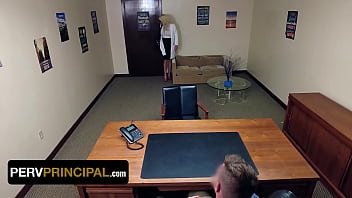 Preview 1 of Mom Juliaa Ann - Busty Teacher Plays With the Principal&rsquo_s Cock To Hide Her Secret