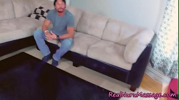 Preview 2 of Finger Za Webcam - Masseuse mouth spunked
