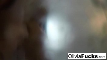 Preview 3 of Mya Dark Hardcore Dp Gg3814 - Pierced Olivia Austin washes off after a long day