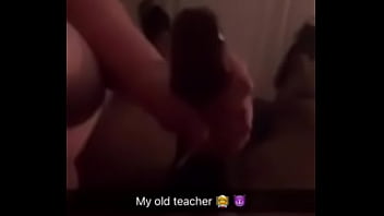Preview 2 of Son Give Mom Sex Massage - Ft Teacher Strokes Nut From Teen