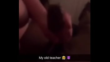 Preview 1 of Son Give Mom Sex Massage - Ft Teacher Strokes Nut From Teen