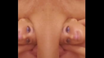 Preview 2 of Xxx Dog Hf Video - MIRRanuz-25 20240426 film Orgasm Drips Semem on Tits of Dr BARBIE &amp_ BARBIE peg leg