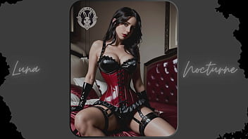 Preview 2 of Son Ask Mom To Anal - Introducing Luna Nocturne: Your Gothic Waifu - Part 8 | Powered by Artificial Intelligence | Waifumodels #005