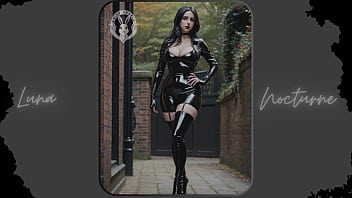 Preview 2 of Adina Pretty - Introducing Luna Nocturne: Your Gothic Waifu - Part 10 | Powered by Artificial Intelligence | Waifumodels #005