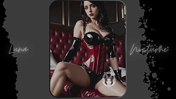 Preview 4 of Boy Women Nude - Introducing Luna Nocturne: Your Gothic Waifu - Part 7 | Powered by Artificial Intelligence | Waifumodels #005