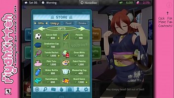 Preview 1 of Tied Ou - Some Girls Are Hard - *HuniePop* Female Walkthrough #7