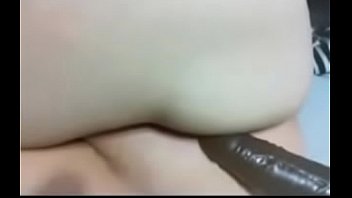 Preview 3 of Teens First Large Dildo - my black dildo 2014