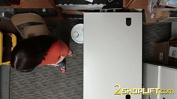 Preview 1 of Woodman Casting Har - Skinny teen gets banged on table