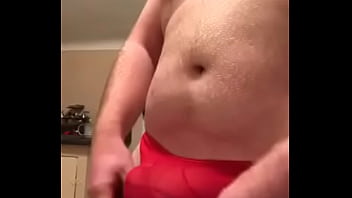 Preview 4 of Busty Curvy Blonde Russian - red thong booty