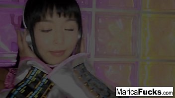 Preview 1 of Ledy Dena Xxx - DJ Marica strips and shows off her hot body