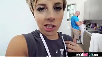Preview 1 of Milking Cuckold Two Mistress - Superb Teen Hot GF (mickey blue) In Action Sex On Camera vid-13