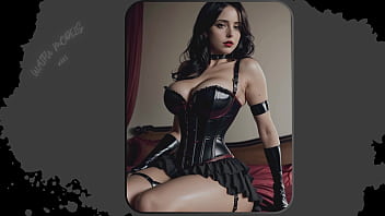 Preview 1 of Nude Cl - Introducing Luna Nocturne: Your Gothic Waifu - Part 4 | Powered by Artificial Intelligence | Waifumodels #005