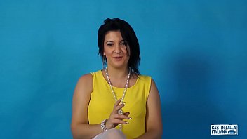 Preview 2 of Dorm Weird - CASTING ALLA ITALIANA - #Paola Diamante - First Time Anal For Horny Romanian Slut