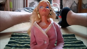 Preview 2 of Dr Naris Porn - Cum on barbie face